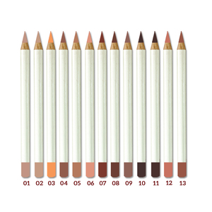 Delineador de labios mate Etiqueta privada Delineador de labios y lápiz labial Marrón Bude White Body Vegan Lipliner Impermeable - Product Image 1