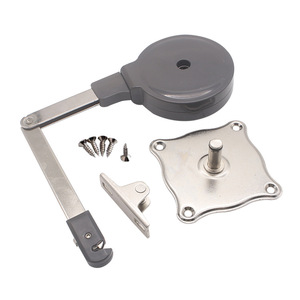 Support d'amortissement Winis D-3001C en acier laminé à froid et nylon pour armoires et placards, installation facile, style moderne et simple - Product Image 5