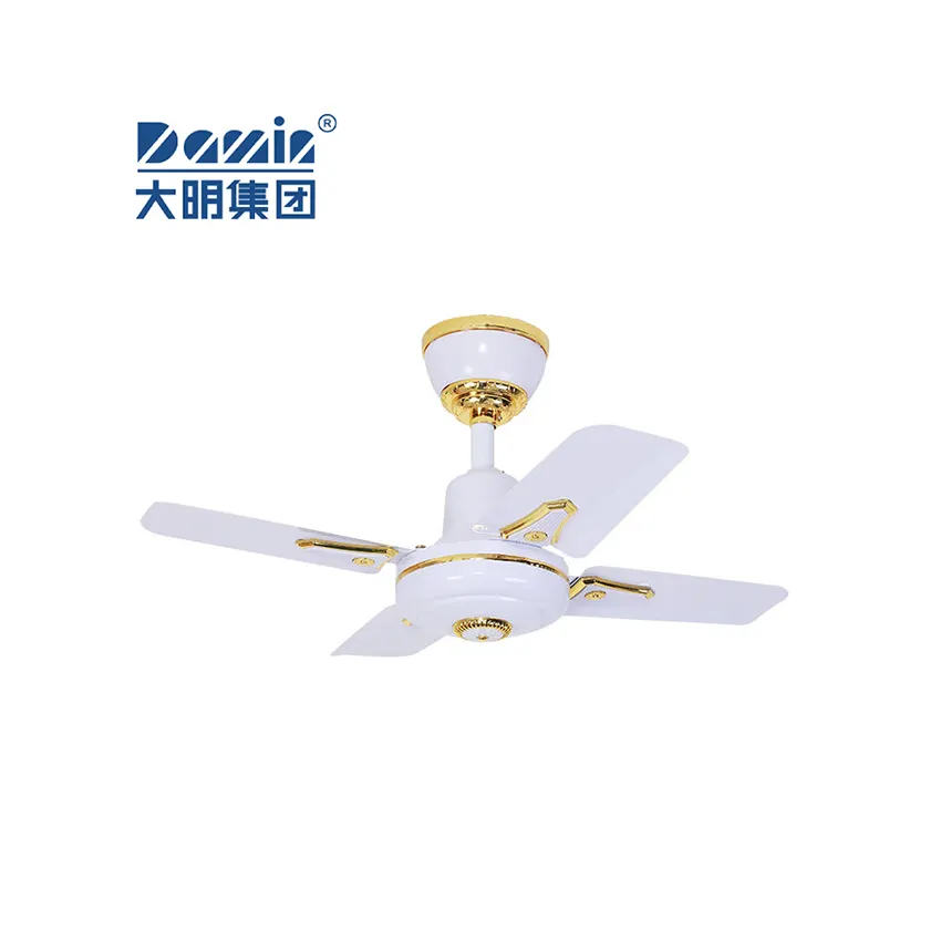 Huishoudapparatuur Kleine Size Plafond Ventilator 24 Inch 220V Ac Motor Vier Metalen Bladen Industriële Elektrische Mini Celling Fan