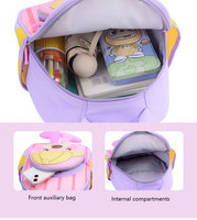 Sac à dos d'école pour enfants en peluche motif ours, personnalisable avec logo, idéal pour la maternelle (garçons et filles) - Vente en gros usine