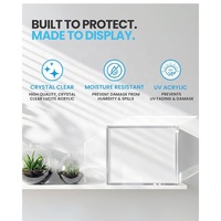 Boîtier portable écologique en acrylique avec couvercle coulissant magnétique 8mm + 5mm, protection ETB compatible avec les boîtes Elite Trainer incluses