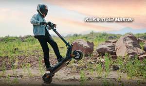 สกู๊ตเตอร์แฟชั่น KuKirin รุ่น Unisex พับได้ มอเตอร์ไร้แปรงคู่ 2000W ยางออฟโรด 10 นิ้ว สกู๊ตเตอร์ Kukirin - Product Image 2