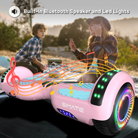 Scooter de mobilité personnelle certifié CE avec éclairage LED et haut-parleur Bluetooth, portée de 4 à 8 km