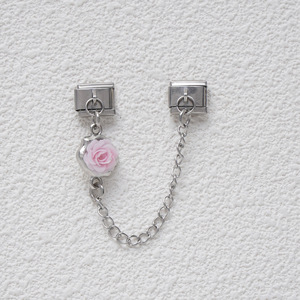 Fashion Link <b>Bracelet</b> Zinc Alloy <b>Flower</b> Pendant Women's Gift Jewelry Modular Chain Accessory - Product Image 4