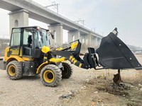 Chargeur compact à petites roues neuf LW200KV Mini 2 tonnes avec pince à bois à vendre