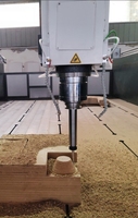 Machine de fraisage CNC 3 axes à cadre épais soudé robuste pour le transport ferroviaire et la fabrication de moules en bakélite et nylon de grande taille