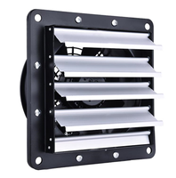 Nouveau type de ventilateur d'extraction de persienne mural de fenêtre portable certifié CE de 8 pouces pour fumoir