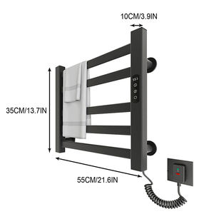 Support <span class=keywords><strong>de</strong></span> sèche-serviettes chauffant électrique intelligent personnalisé chauffe-serviettes à 4 barres seau <span class=keywords><strong>porte</strong></span>-serviettes <span class=keywords><strong>de</strong></span> <span class=keywords><strong>salle</strong></span> <span class=keywords><strong>de</strong></span> <span class=keywords><strong>bain</strong></span> <span class=keywords><strong>radiateur</strong></span> avec minuterie - Product Image 1