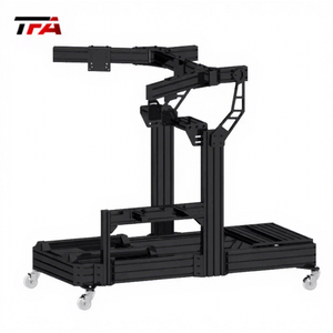 Cockpit de simulation de course OEM personnalisé pour Fanatec DD <span class=keywords><strong>Pro</strong></span>, simulateur de conduite en aluminium fait maison - Product Image 6