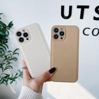 Coque de téléphone en cuir de qualité supérieure pour iPhone 16 15 14 Promax & 11 Style personnel à motif de litchi noir simple