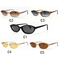 Nouvelle Arrivée Lunettes de Soleil Ovales de Luxe pour Femme 2026, Polarisées TAC, en Acétate Floral avec Parfum Longue Durée