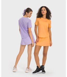 Vente en gros de jupes de tennis et de yoga taille haute athlétiques pour femmes - Product Image 2