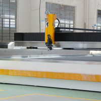 Machine de découpe à jet d'eau haute performance série L 4137 bars, découpeuse CNC rapide pour granit