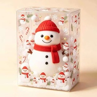 Bonbons mous à la molasses sur le thème de Noël, best-sellers européens et américains, jouet à presser, modèle bonhomme de neige, anti-stress