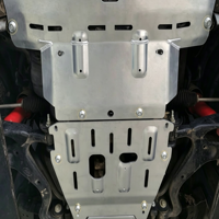 Protection de châssis avant FK légère en alliage de magnésium et d'aluminium de 8 mm, couleur argentée, pour Land Rover Discovery 4, plaque de protection du moteur, protection du dessous de caisse