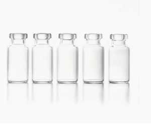 Multi Capacity <b>Empty</b> Glass Vials Silver Aluminum Sealing Caps 5g Powder Fill Options Custom Paper <b>Box</b> Plastic Tray Packaging - Product Image 5