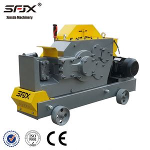 Máquina Cortadora de Varillas Corrugadas, Motor Eléctrico de 380V, Alto Nivel de Seguridad, Cuerpo Metálico Amarillo Gris con Ruedas - Product Image 4
