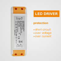 Adaptateur d'alimentation LED à tension constante AC DC 24V 2.5A, driver LED haute efficacité, alimentation à découpage pour bande LED
