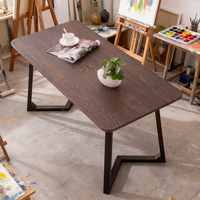 Ensemble table et chaises de salle à manger rectangulaires en bois massif, style moderne et contemporain, écologique, imperméable, assemblage requis, pour la maison ou le bar