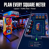 Machine de boxe à monnayeur pour arcade, jeu de test de force