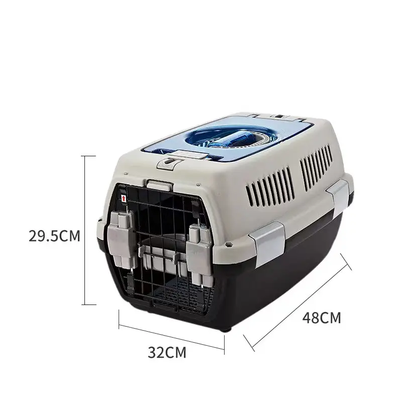 Wholesale Pet Cages Portable Cat Dog Travel Transport Box Airline Approved Pet Carrier Products High Quality Aviation Box