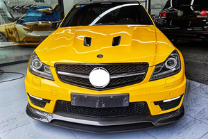Fibre de carbone de lèvre de pare-chocs avant de style d'OEM pour le coupé de Mercedes Benz <span class=keywords><strong>W204</strong></span> <span class=keywords><strong>C63</strong></span> <span class=keywords><strong>Amg</strong></span> - Product Image 4