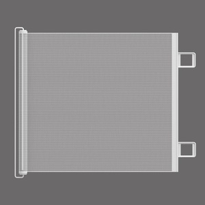 WO Barrière anti-chute pour chat, rétractable, sans perforation, pour escalier, porte, cloison, pour petits chiens, souple - Product Image 1