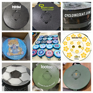 Подарок 400 фунтов несущий внутри и снаружи выдвижной складной легкий дорожный регулируемый по высоте Портативный Табурет для взрослых - Product Image 3