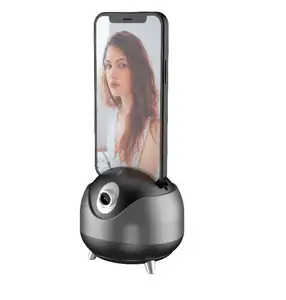 GREATYYT Smartphone Artificial Automatic Face Tracking 360-Degree Rotating Mobile Phone Stand Suitable for Live Vlog Videos