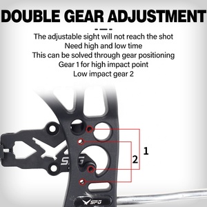 Bộ cung tên hợp chất SPG, có thể điều chỉnh lực kéo 30-60lbs, hợp kim nhôm, đầy đủ phụ kiện, dành cho người thuận tay phải, thiết bị săn bắn ngoài trời - Product Image 5