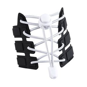 Lacets de chaussures élastiques en gros, sans nœud, rétractables, en corde ronde - Product Image 3
