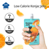 Gelée Douce Saine Keto Vegan Fruit Squeeze Pouch Boisson Collagène Peptides Konjac Gelée