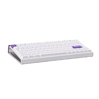Clavier mécanique personnalisé Aula Hero84 HE 75 % avec réinitialisation instantanée, temps de réponse de 0,125 ms, câble Type-C, plaque métallique pour joueurs d'e-sport