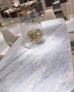 Carreaux de marbre bleu cristal translucide, carreaux de marbre <span class=keywords><strong>ciel</strong></span> bleu rétro-éclairé, décoration de fond mural - Product Image 3