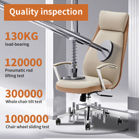 Best-seller Chaise de bureau en cuir PU multifonctionnelle Chaise de bureau exécutive noire ergonomique
