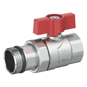 Valvola a Sfera Dritta a Farfalla in Acciaio Inossidabile SUS304/1.4301 per Collettori di Riscaldamento Idronico a Pavimento per Esterni - Product Image 1