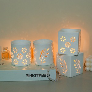 Portacandele Profumati Decorativi, Diffusore di Oli Essenziali, Bruciatore di Incenso Aromatico, Profumatore in Ceramica per Casa - Product Image 3