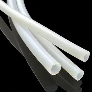 Transparent PTFE pure tube pipe tubing Food Grade PTFE extruded tube pipe Hose factory