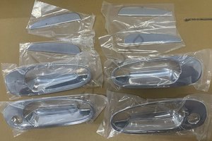 Door Handle Bowl Trim 8 Pcs ABS <b>Chrome</b> for 1996 for Accessories - Product Image 2