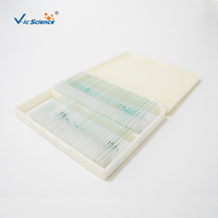 100 Kinds Parasite Slides Set Student Medical Parasitology Prepared Slides Parasitology Prepared Microscope Slides