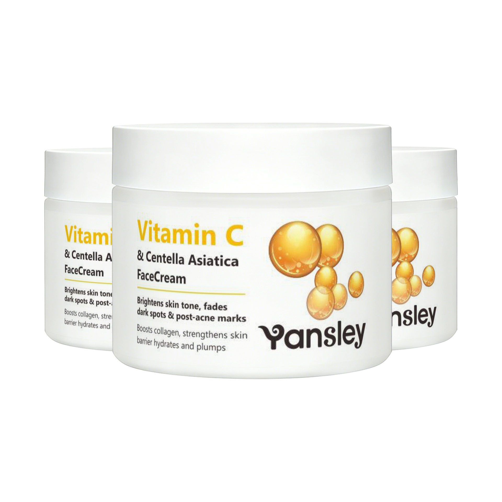 Yansley MOQ 1000pcs Face Cream With Centella Asiatica & Vitamin E Deep Nourish Brightening Facial Cream For Skin Glow