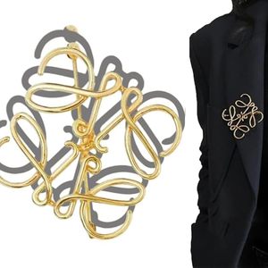 เข็มกลัดทองคำ ดีไซน์เก๋ไก๋ สำหรับผู้หญิง ใช้ตกแต่งเสื้อผ้า ผ้าพันคอ กระเป๋า หรือชุดไปงานปาร์ตี้ - Product Image 1