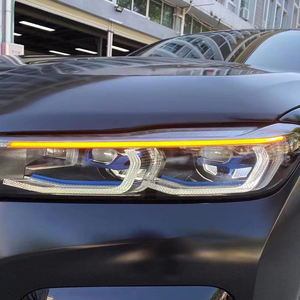 Convient à <span class=keywords><strong>BMW</strong></span> Série 7 16-18 G12 <span class=keywords><strong>730</strong></span> 740 Modification Upgrade 19-22 New Laser Headlight Surround Front Bumper Complete Set - Product Image 3