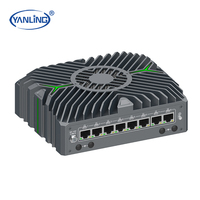 Ordinateur industriel miniature de 14e génération, 8 ports 2,5 G, sécurité réseau ultra-avancée, application 16 Go vidéo, nouveau AU/US/EU
