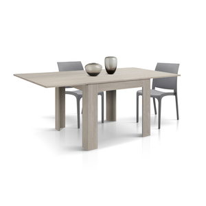Mesa Extensible Sabine de 90 a 180 cm, Acabado Melamina Perla Olmo, Mesa de Comedor para Interiores - Product Image 2