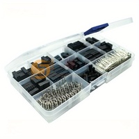 Kit de composants électroniques avec LED 3mm 5mm, transistors TO92, prises CI, interrupteurs, boutons tactiles, vis pour projets DIY