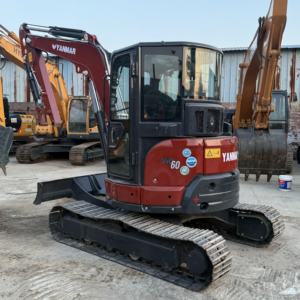 Mini-excavatrice sur chenilles Yanmar Vio60 d'occasion du Japon, 6 tonnes, modèles Vio60, 55, 35, 80, matériel de chantier à bas prix à vendre - Product Image 3