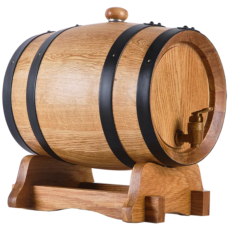 Barilotto di legno di whisky mini barili di quercia da 5 litri per vino