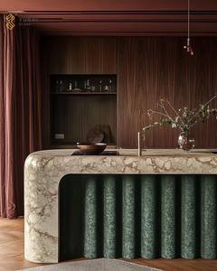 Yushi Chất lượng cao nhà máy tự nhiên rãnh đá cẩm thạch đá Countertop cho khách sạn căn hộ dự án - Product Image 1