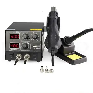 GORDAK 868D suhu konstan pistol panas listrik solder besi Desoldering Station produk baru 2020 keramik pemanas 50W 4.8